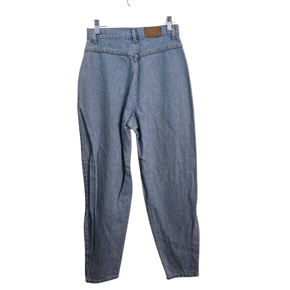 L.L. Bean Vintage 90s Acid Wash 100% Cotton Barrel Jeans Size 10 - Picture 2 of 6